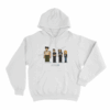 Fear The Crew Pixel Art Unisex Hoodie White