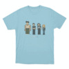 Fear The Crew Pixel Art Unisex T Shirt Sky Blue